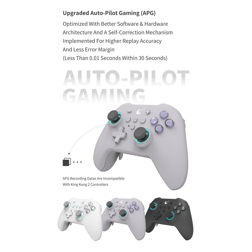 [New]Gulikit KK3 MAX NS39 Controller KingKong 3 Gamepad พร้อม Hall Effect จอยสติ๊กทริกเกอร์สําหรับ W