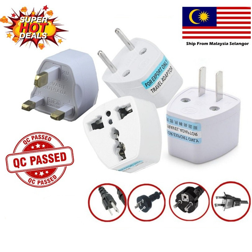 UK US EU 2 3 Pin Conversion Converter Plug Universal Socket Travel Adapter Charger Socket 中国插头