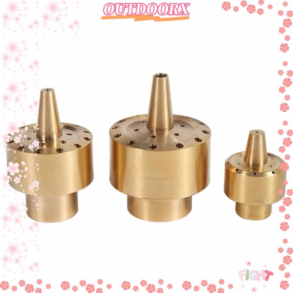 กลางแจ้ง0ศูนย์ตรงสไตล์หัวฉีดน้ําพุ,ทองเหลือง1/2 "3/4" 1"ดอกไม้คอลัมน์หัวฉีดสปริงเกลอร์,FNPTสากลทนทาน