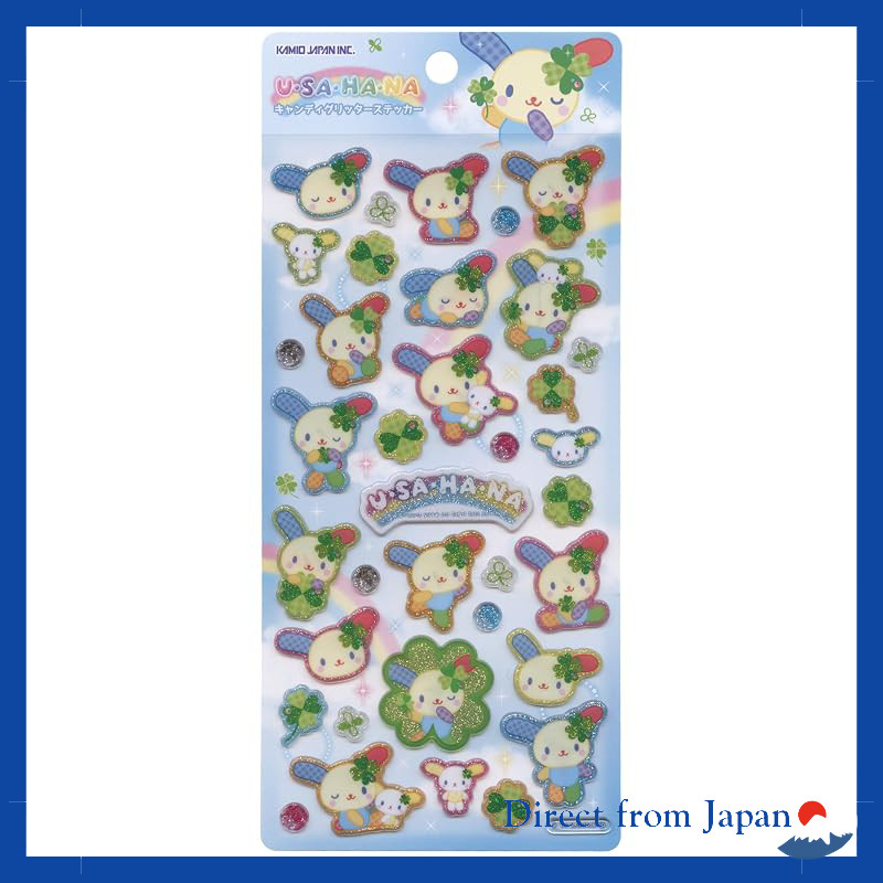 HAPPYCLOVER Candy Glitter Sticker - Usahana 307766