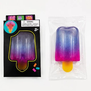 COD🇹🇭Schylling NeeDoh Popsicle ของเล่นบีบคลายเครียด ทรงไอติมแท่ง เนื้อเจลใส นุ่มเด้ง บีบเพลิน เหมาะสำหรับออฟฟิศ โรงเรียน