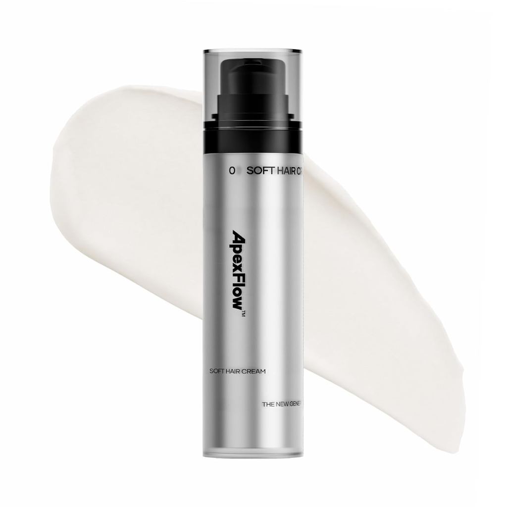 ApexFlow Volumizing Hair Cream for Fine Thin Wavy Hair - Root Lift, Flyaway Control, Lightweight Hol