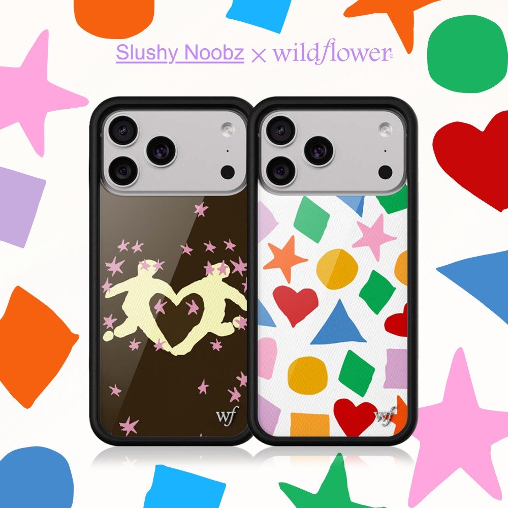 Slushy Noobz x ดอกไม้ป่าชื่อร่วมเคสโทรศัพท์สําหรับiPhone 17 Pro Max 11 12 13 14 15 Pro Max 14 15 Plusซิลิโคนคลุมทั้งหมดกันกระแทกWFปลอกสําหรับiPhone 16 Pro Max 16 Plus