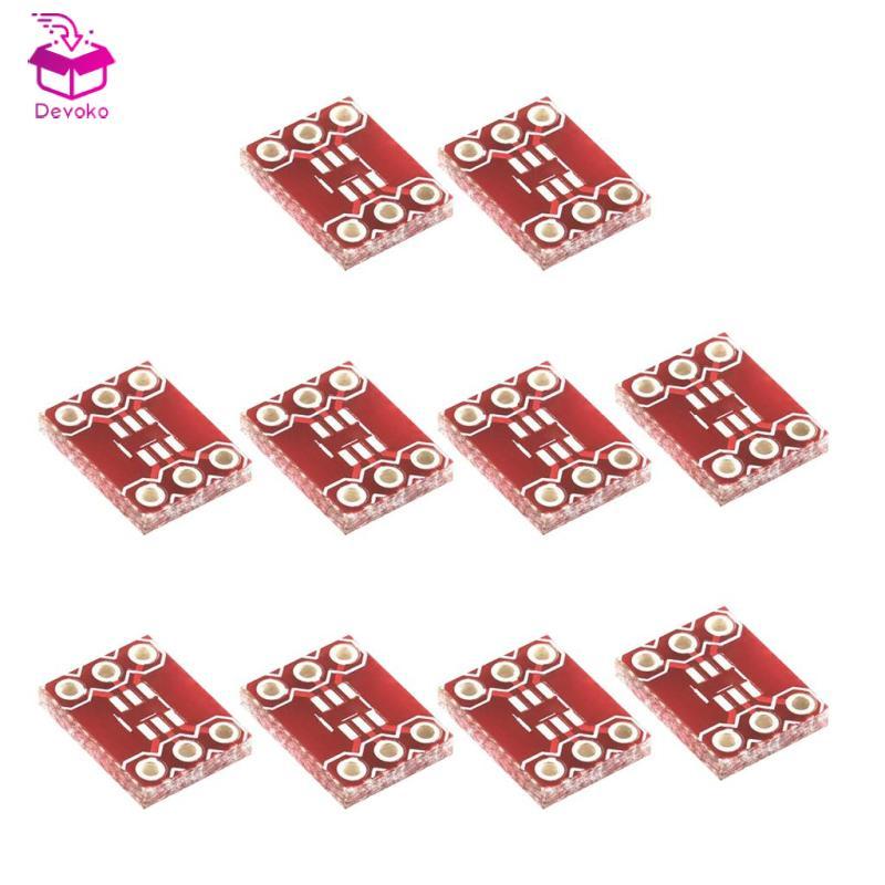 [chiwanji2mf] ชุด 10 ชิ้น 6 พิน SOT23 เป็นอะแดปเตอร์ DIP บอร์ด PCB SMD Converter DIY Board