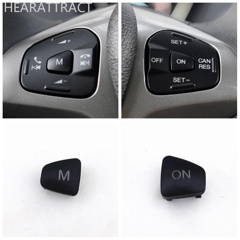 HEARATRACT พวงมาลัยรถเสียงปุ่ม Cruise Control สวิทช์ M ON ปุ่มสําหรับ Ford Escort Fiesta MK7 MK8 ST 