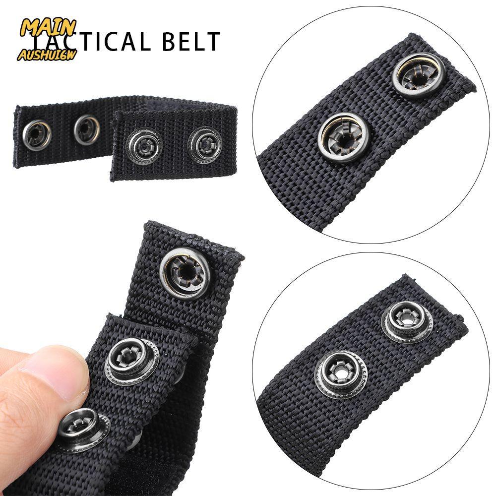 MAINAUSHUI6W 2/4 ชิ้น Duty เข็มขัด Keeper ไนลอน Webbing แขวนสายคล้องคอกีฬากลางแจ้งอุปกรณ์เสริมพวงกุญ