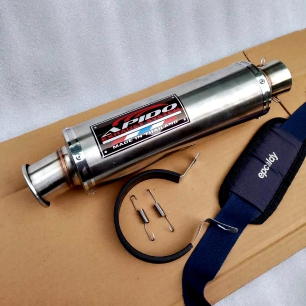 APIDO Stainless 51mm Exhaust, Canister เท่านั้น