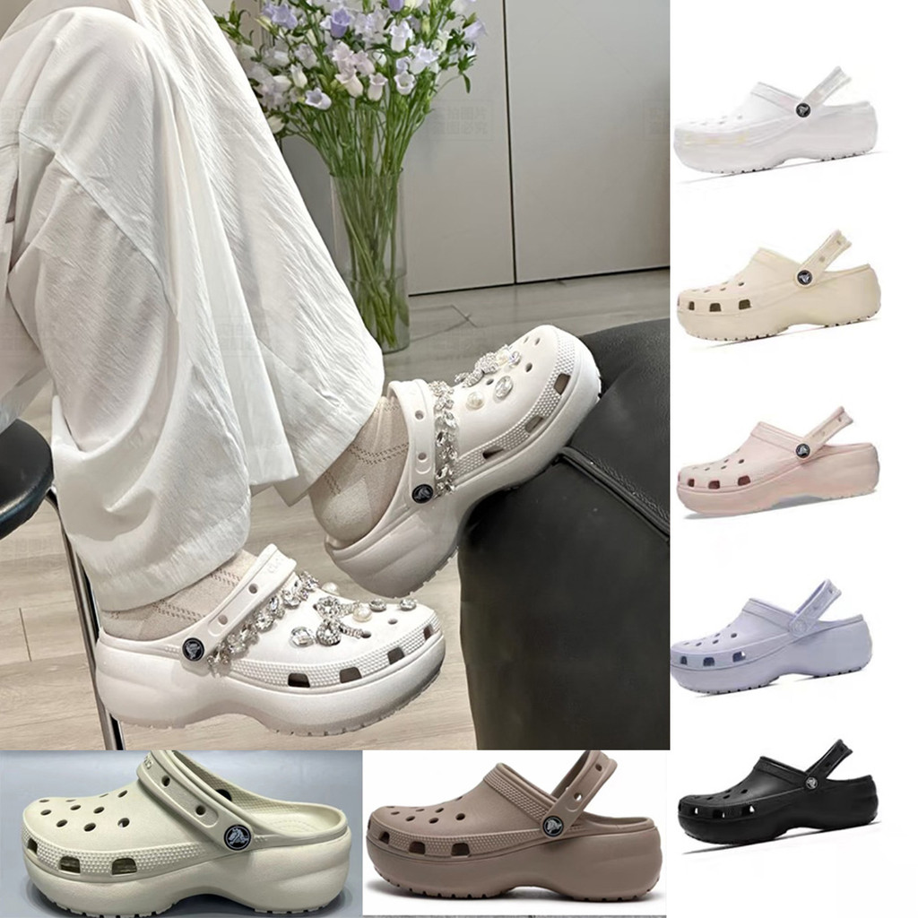 CR0S Clog รองเท้าแตะผู้หญิง 206750 Baya Band Bae Classic Clog แพลตฟอร์ม Tg 5cm