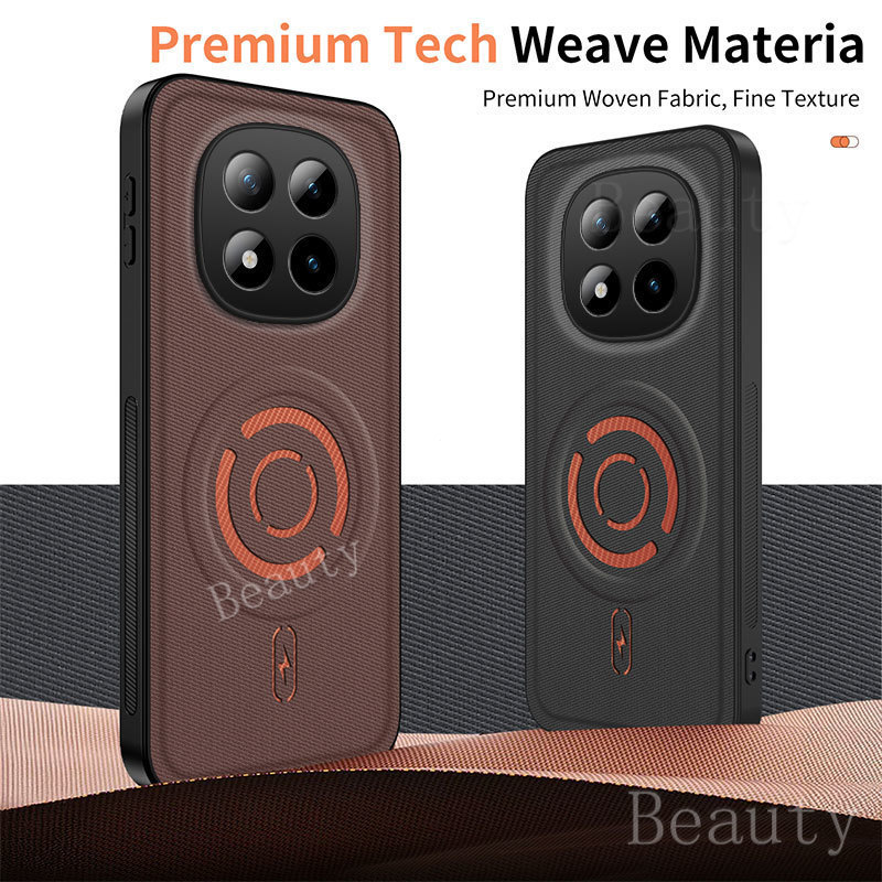 หรูหรา Textured ปลอกหนังสําหรับ POCO M8Pro M8 Pro s M8s POCOM8 POCOM8Pro 5G 2026 แม่เหล็กโทรศัพท์กรณ