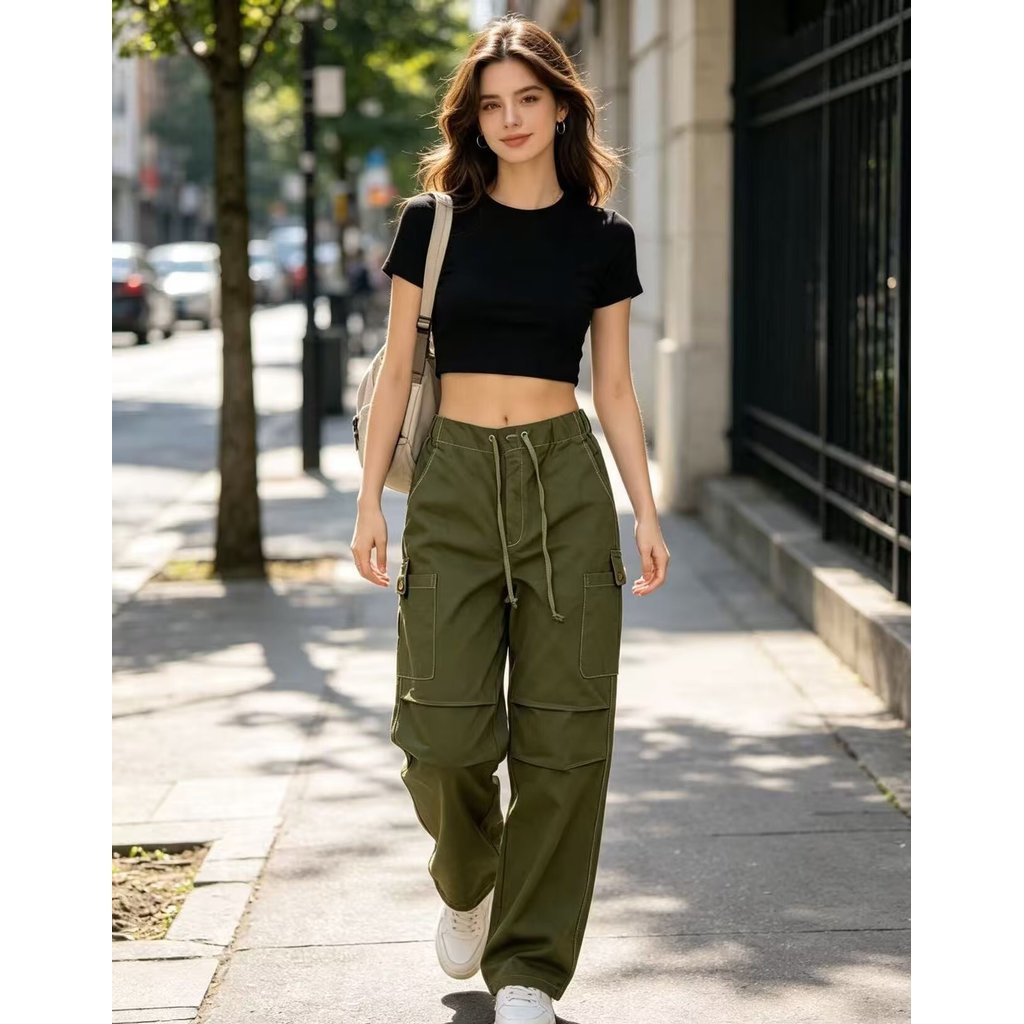 He helikon helikon m65 Combat Pants Multi-pocket Overalls Men Plus Size Loose Casual Straight Tactic