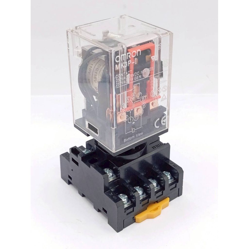 สินค้ามีพร้อมส่งถูกกว่าที่อื่น แท้ทนทาน  MK3. 110VDC  รีเลย์ MK3P-I 110VDC 11 ขา RELAY รุ่น MK3P-I ส