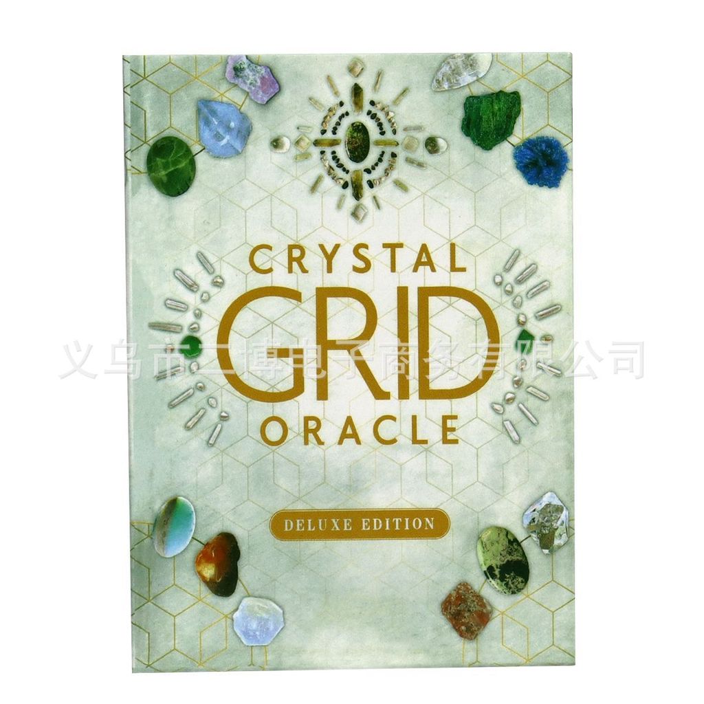 Crystal Grid Oracle Card ภาษาอังกฤษ 72 ชิ้น Crystal Grid Oracle