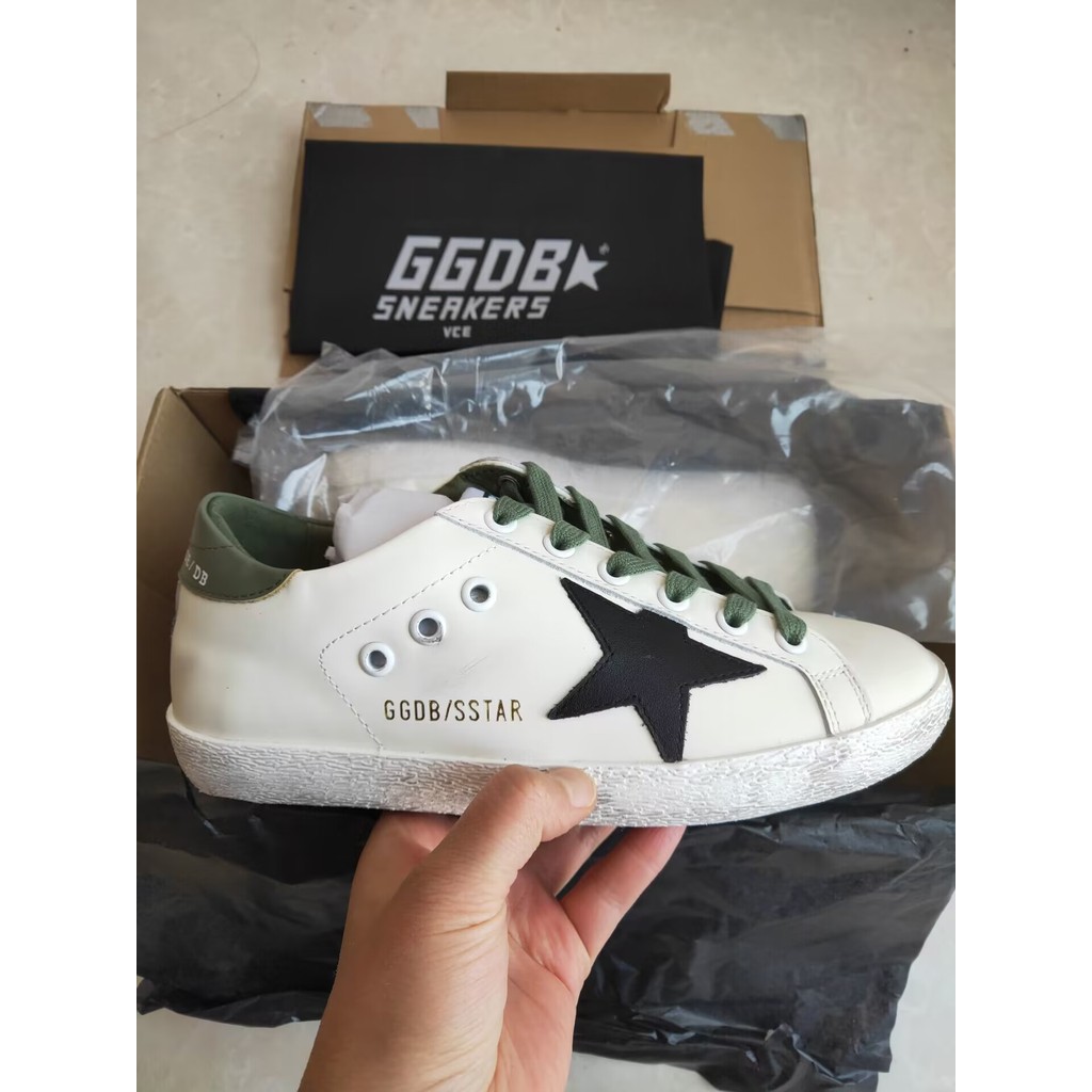 52 Clearance Ttem GGDB SSTAR ผู้หญิงรองเท้าผ้าใบ Low Cut รองเท้าผ้าใบกีฬารองเท้าสกปรกรองเท้าสีขาว EU