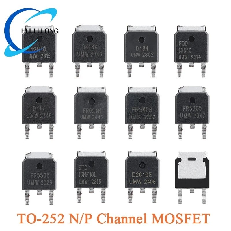 1-5PCS 100N03A 30N06 40N06 50N06 15N10 TO-252 30V/90A N-channel MOSFET ชิป IRFR5305TR AOD4185 AOD403