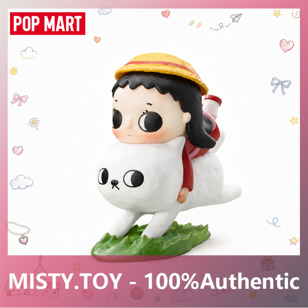 [Secret] POPMART Nyota x Cherry Maruko Joint Series Figure-Made Mystery Box ของขวัญของแท้