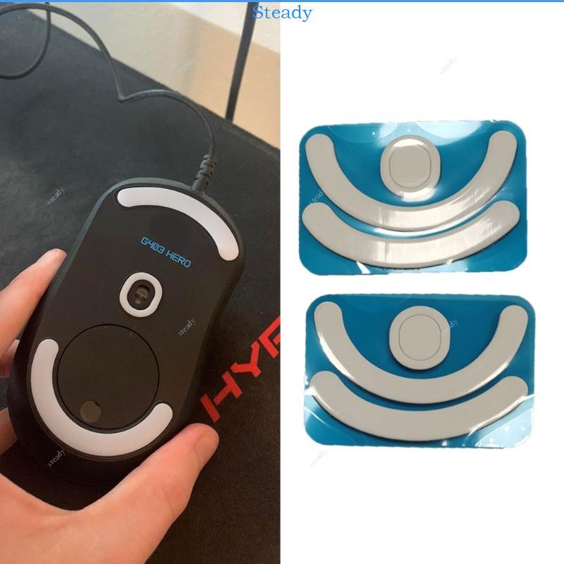 สติ๊กเกอร์สเก็ตเมาส์ Stedy Rounded Curved Edges Mouse Feet สําหรับ G403 G603 G703