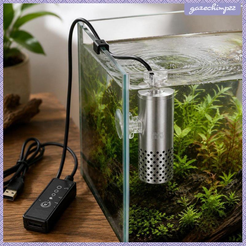[Gazechimp] Electric Surface Skimmer Quiet Aquatic Habitat Oil Film Remover Low Maintenance Aquatic 