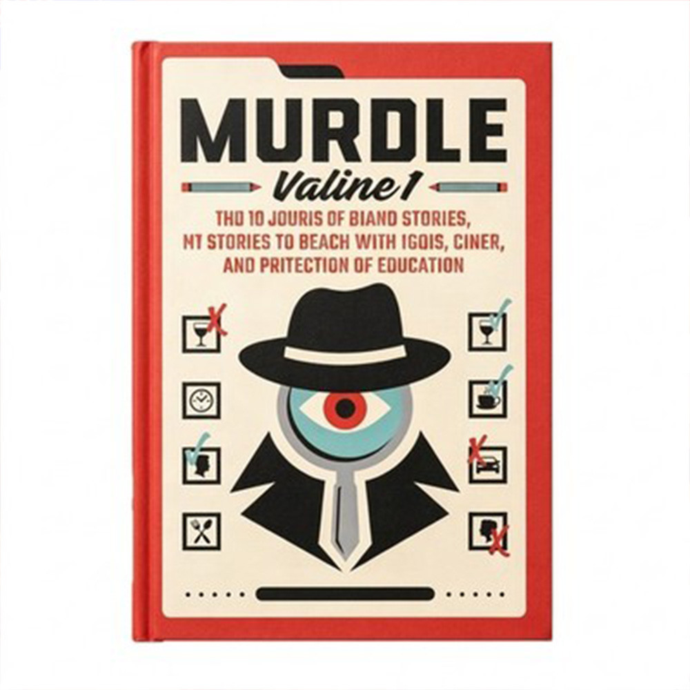 Murdle Volume 1 Mystery Puzzle Book Murder Detective Logic Game Book Brain Teaser for Adults