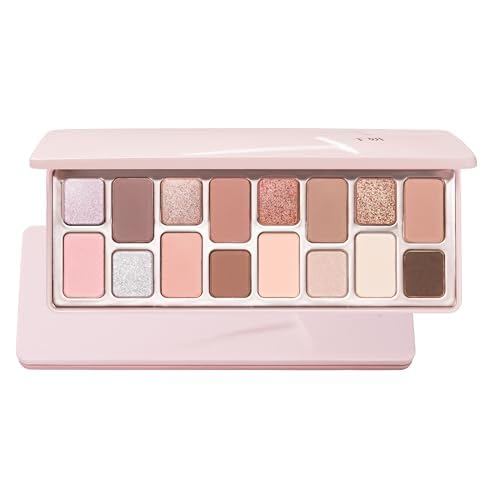 Cheeryep Qianyan 16 Color Eye Shadow Palette สีชมพูสีน้ําตาลคาวบอยสีฟ้า Multicolor Matte Pearl oky E