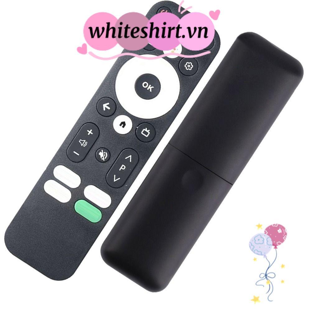 WHITESHIRT รีโมทคอนโทรลทีวี, เปลี่ยนรีโมทคอนโทรลด้วยเสียงอเนกประสงค์, ชิ้นส่วนกล่อง Android TV มัลติ