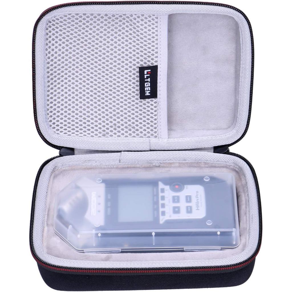 LTGEM EVA Hard Case สําหรับ Zoom H4essential 4-Track/Zoom H4n Pro/Tascam DR-40X Digital Multitrack R