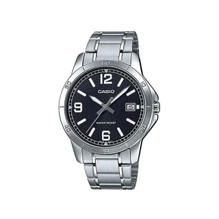 CASIO นาฬิกาข้อมือผู้ชาย CASIO รุ่น MTP-V004D-1B2UDF วัสดุสเตนเลสสตีล สีดำ