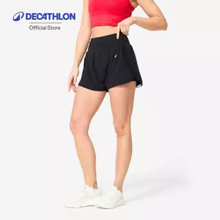 Decathlon Cn 2In1 Short 500 กางเกงขาสั้นแบบ 2-In-1 รุ่น 500 - Black