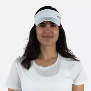 Decathlon Adult Running Visor หมวกไวเซอร์/หมวกเปิดศีรษะใส่วิ่งสำหรับผู้ใหญ่ รุ่น Kiprun V2 - White