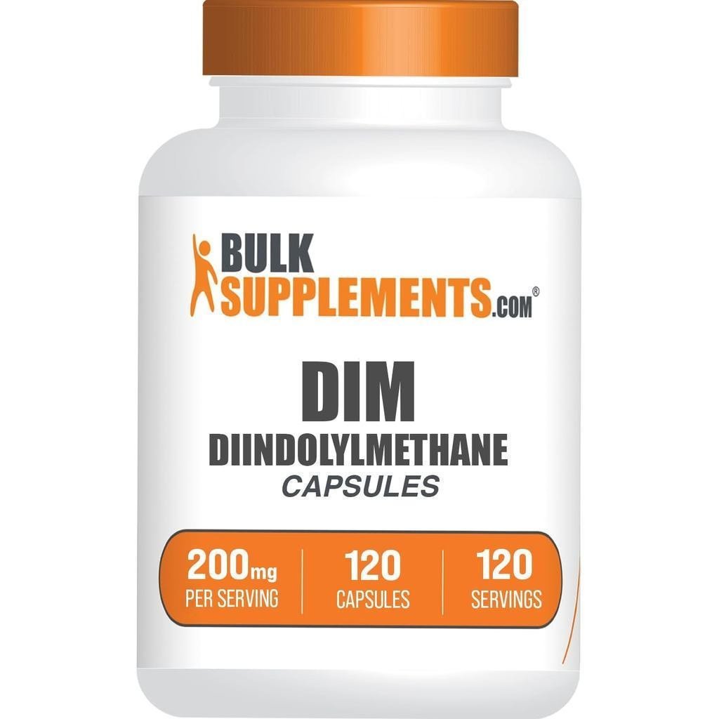 Bulkอาหารเสริม.com DIM Capsules-Dimethyl Pyridoxane Capsules เหมาะสําหรับผู้ชายและผู้หญิง DIM 200mg 