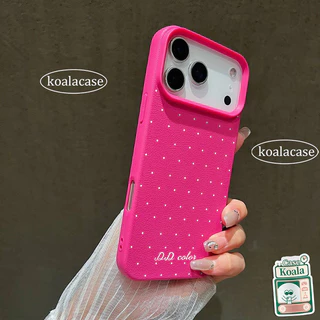 เคสลายหนังสัมผัสดี ลายจุดเล็ก สไตล์มินิมอลSamsung A56 A26 A17 A36 A05s A15 A07 A35 A06 A24 A16 A15 A34 S24 S25 S23 ULTRA
