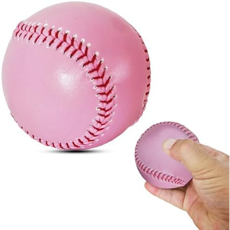 เบสบอลโฟมนุ่มลูกบอลเปล่า Bouncy Practice Training Tball 9 นิ้วหนัง PU Pitching 8u 12u League Practic