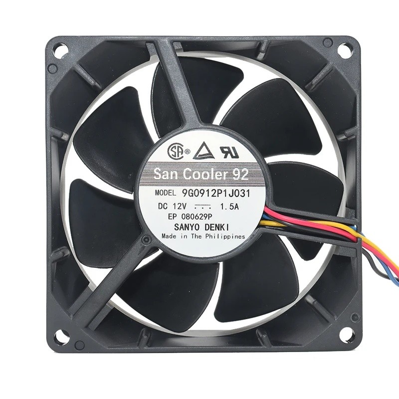 ใหม่ Sanyo 9G0912P1J031 12V 1.5A 9238 9 ซม.Airflow 4 สาย PWM พัดลมระบายความร้อน