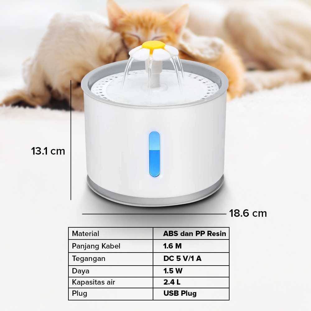 TASTYSTRA COKIAS Dispenser Fountain Dog Drinking Place 2.4L - DR008
