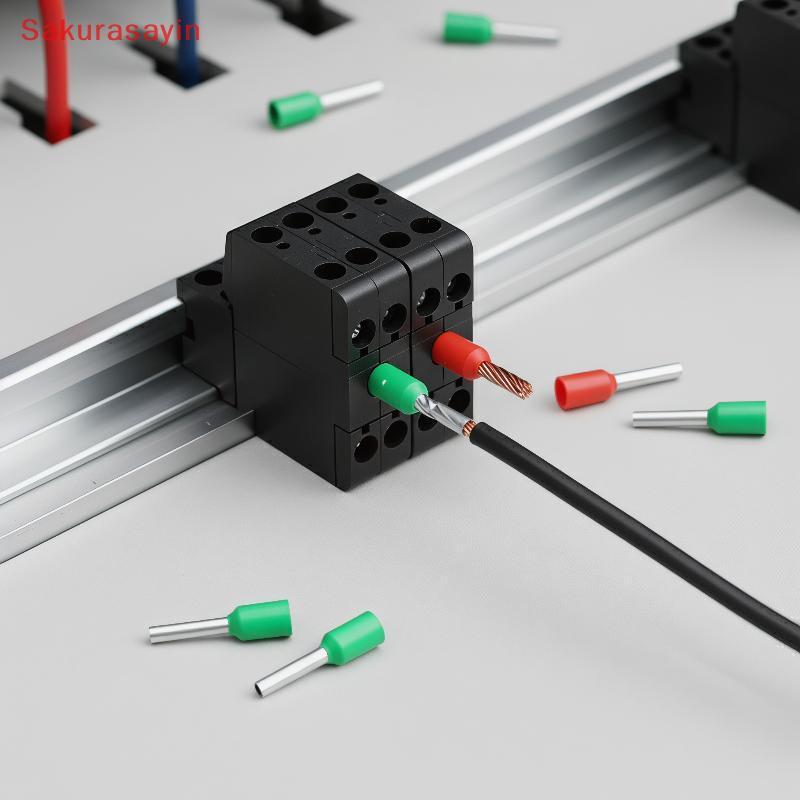 {Sakurasayin} Professional 1000 ชิ้น E0508 E7508 E1008 Crimp Terminals สําหรับการเชื่อมต่อไฟฟ้าไม่มี