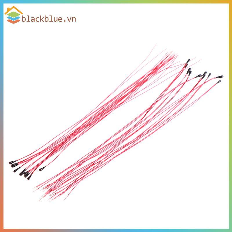 BBLUE 10PCS NTC Thermistor ตัวต้านทานความร้อน MF52B 10K 100K Probe สาย B3470 B3380 B3950 B3435 B 425