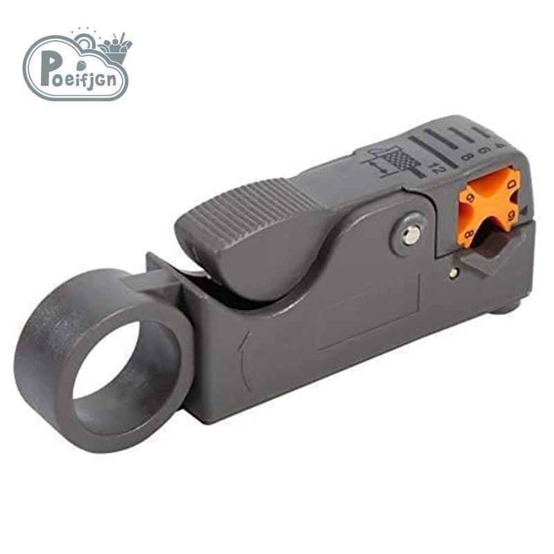 Coax Cable Crimper Coaxial Compression Tool Kit Wire Stripper 20 F Head Connectors Coaxial Cable Cri