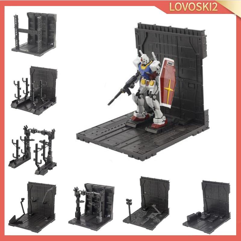 [Lovoski2] Action Figure Display Model Toy Storage Garage Smoke Accessories ทนทาน
