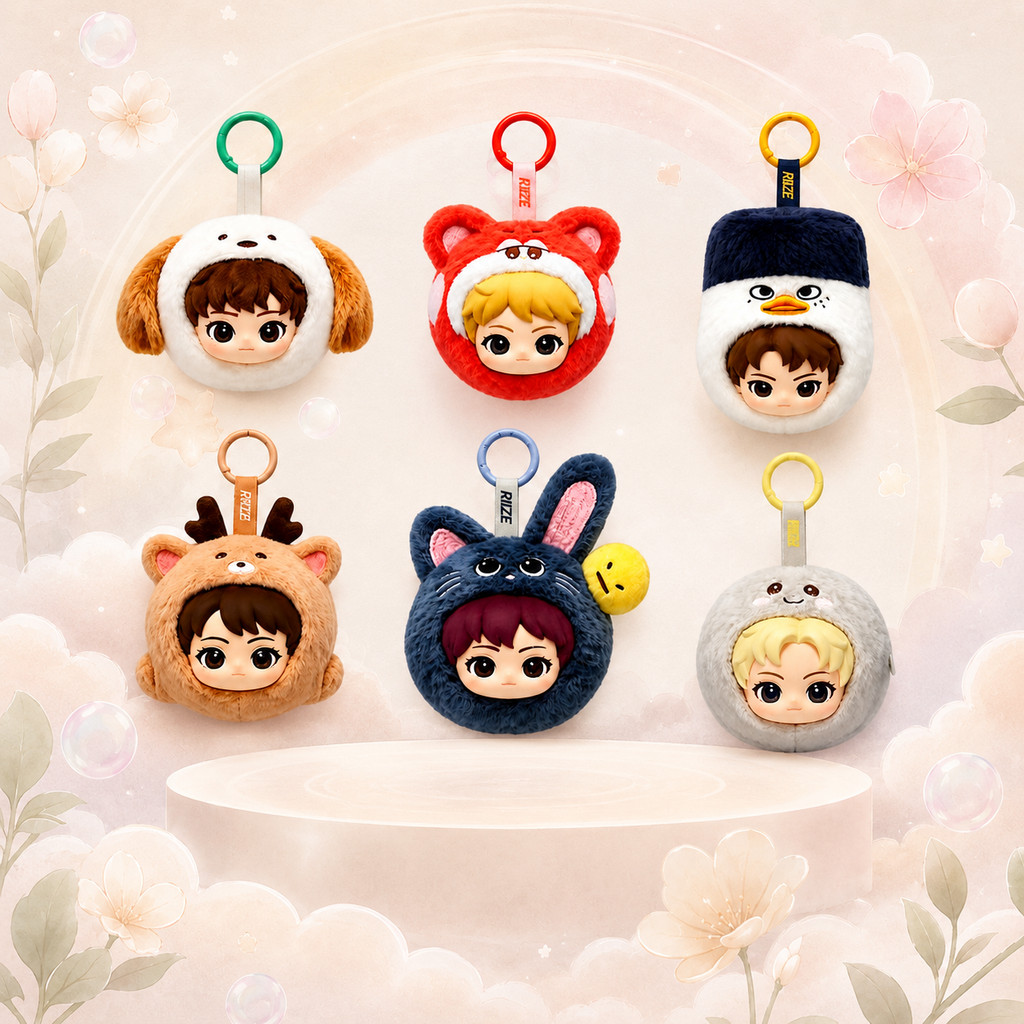 POPMART RIZE RIZE Plush Cute Friend Series Plush Mini Bag Mystery Box