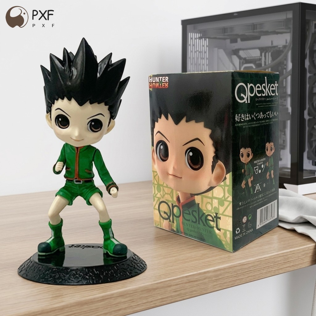 Hunter X Hunter รุ่น Q Gon Killua รูป PVC Desktop Car Display Model