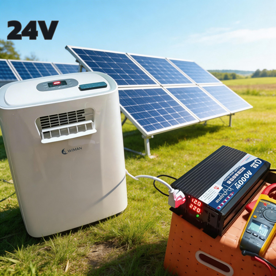 5000W Inverter w pure sine wave 24V อินเวอร์เตอร์เพียวซายเวฟ inverter พร้อมส่งอินเวอร์เตอร์ 24V DC(เ