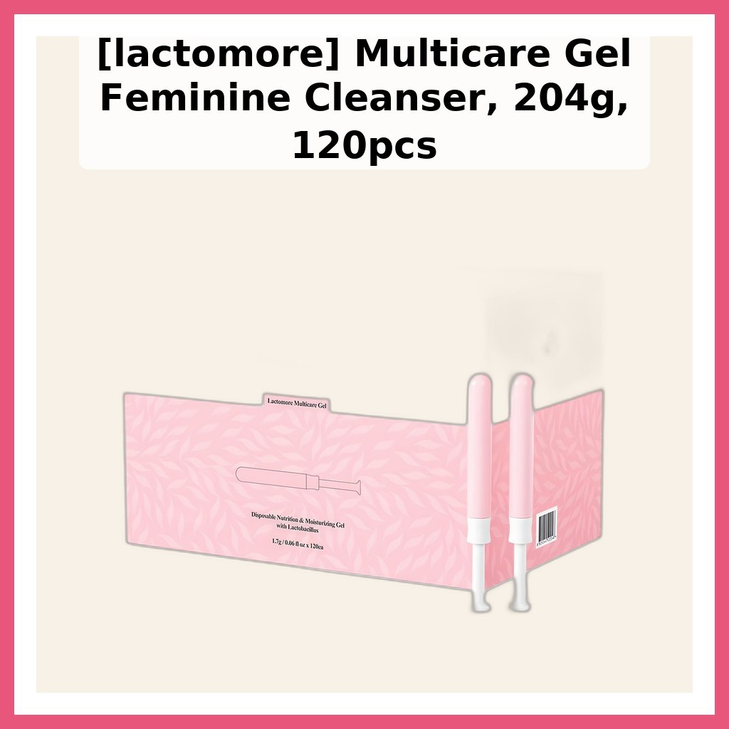 [lactomore] Multicare Gel Feminine Cleanser, 204g, 120pcs / Korean Feminine Wash / Daily Cleanser by