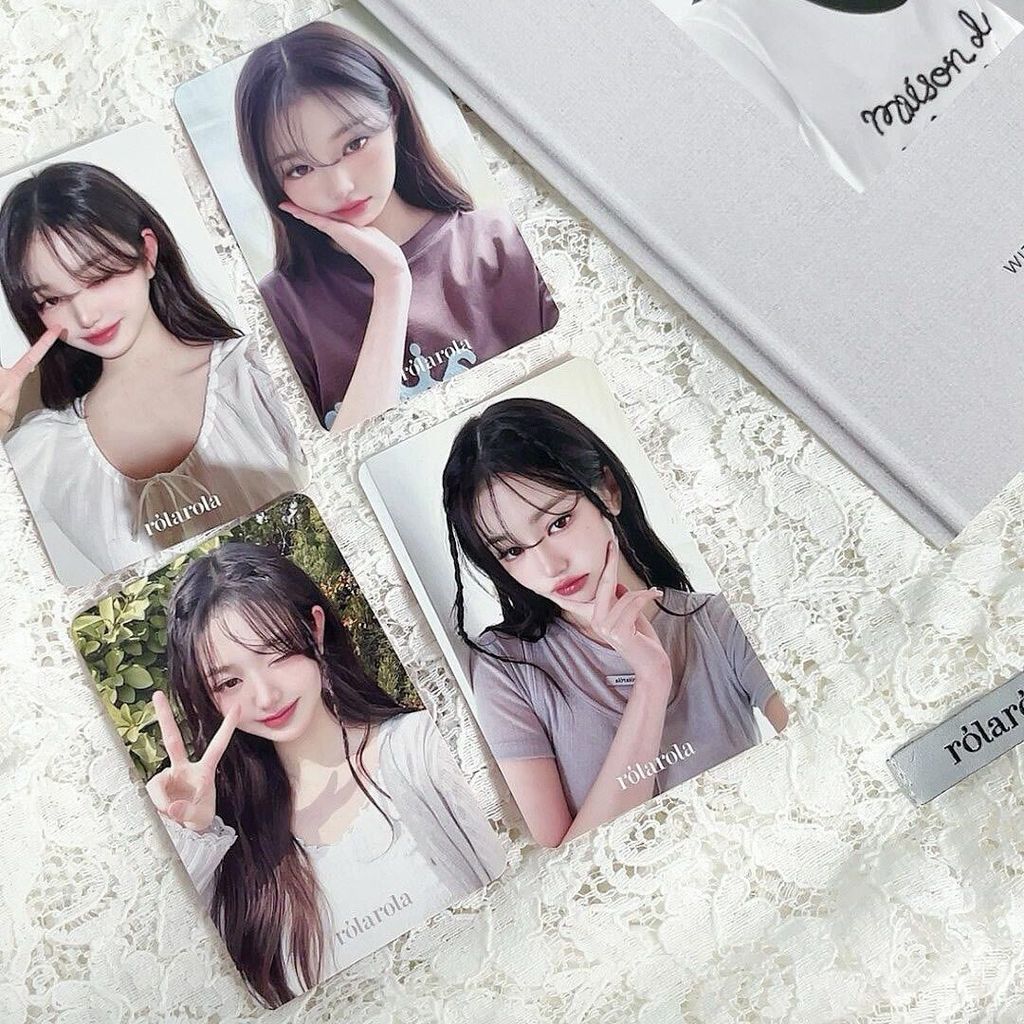 Ive Zhang Yuanying Wonyoung x Rolarola5.0 การ์ด Endosement Photocard IVE Fu Zhang Yuanying Self-Prin