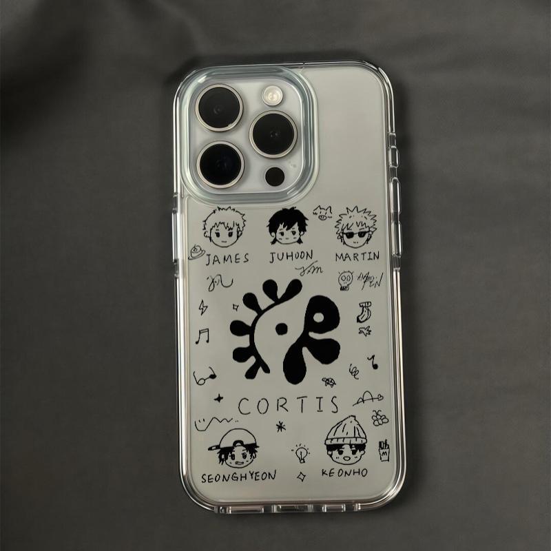 CORTIS/CORTIS Black Graffiti IPhone Phone Case/Iuef