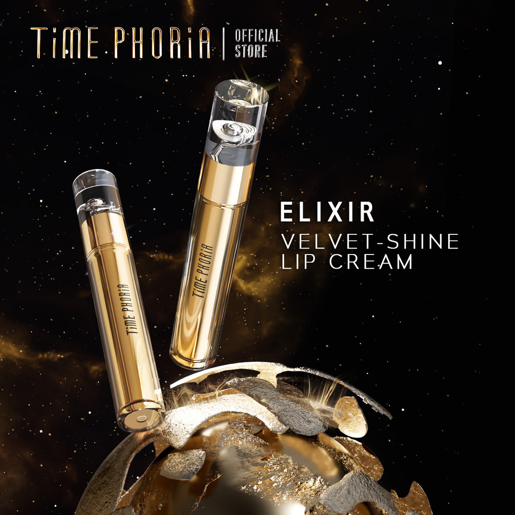 [Freen's Pick]TimePhoria Elixir Velvet-Shine Switching Lip Cream ลิป ลิปสติก 2 ฟินิช แมตต์และฉ่ำในแท