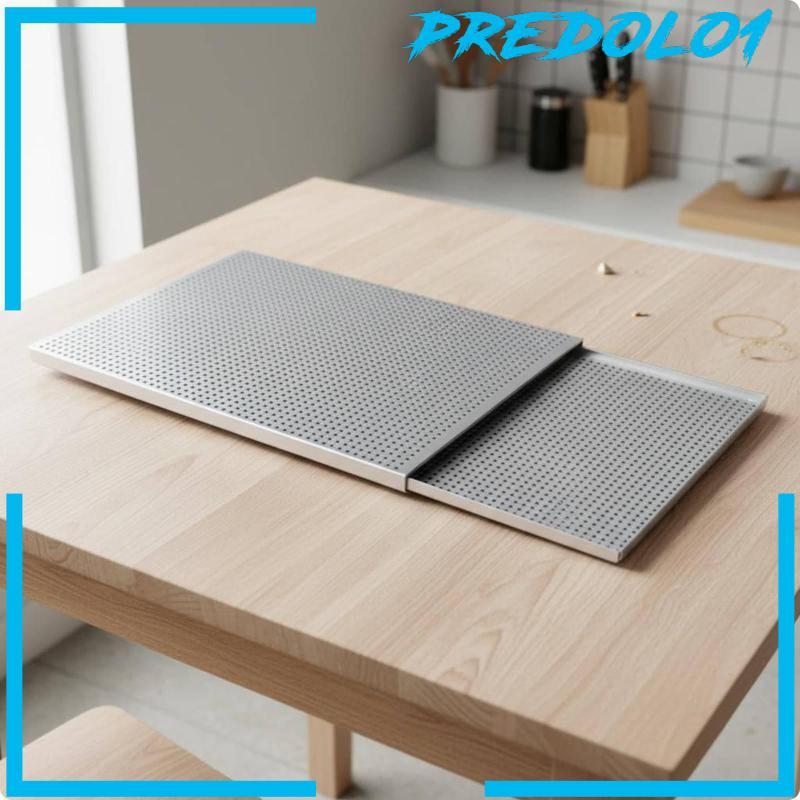 [Predolo1] ถาดอบเชิงพาณิชย์ Anodized Aluminium Pastry Sheet ถาดอบแบบมีรูสําหรับเบเกอรี่และเตาอบมืออา