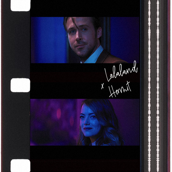 HERMIT Pocket Movie City of Philharmonic lalaland ของแท้ Film Collection Bookmark Creative Niche Gif