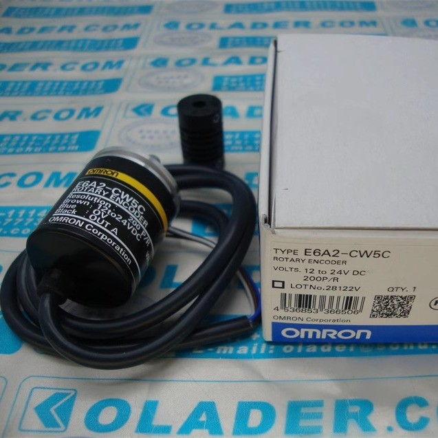 OMRON OMRON ควบคุมหมุน Encoder E6A2-CW5C 200P/R 0.5M เดิมแท้