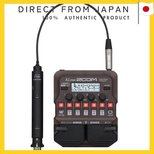 [Authentic / Direct from Japan] เอฟเฟ็กต์กีตาร์แบบมัลติฟังก์ชั่น ZOOM A1 FOUR สำหรับเครื่องดนตรีอะคู
