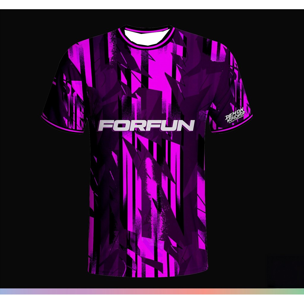 2026 New FORFUN Esports Jersey 3D Print Crew Neck Gaming Short Sleeve Team Uniform Family Clothing Y