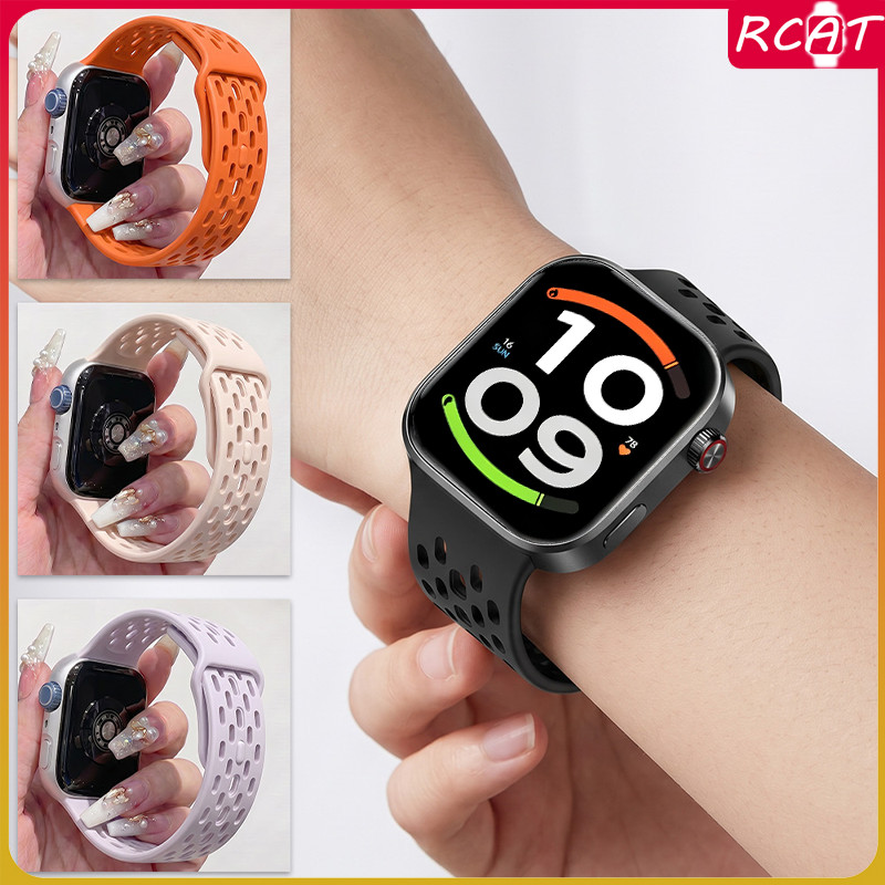 สายรัดสปอร์ตแบบนุ่ม for Redmi Watch 6 6 Active/Lite 5 4/Xiaomi Mi Band 10 Pro / 9 Pro / 8 Pro